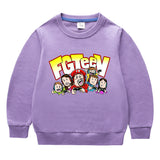 Fgteev Round Neck Sweater Children's Long Sleeve Top