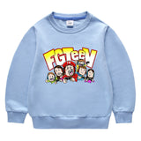 Fgteev Round Neck Sweater Children's Long Sleeve Top