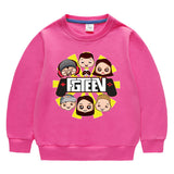 Fgteev Round Neck Sweater Children's Long Sleeve Top
