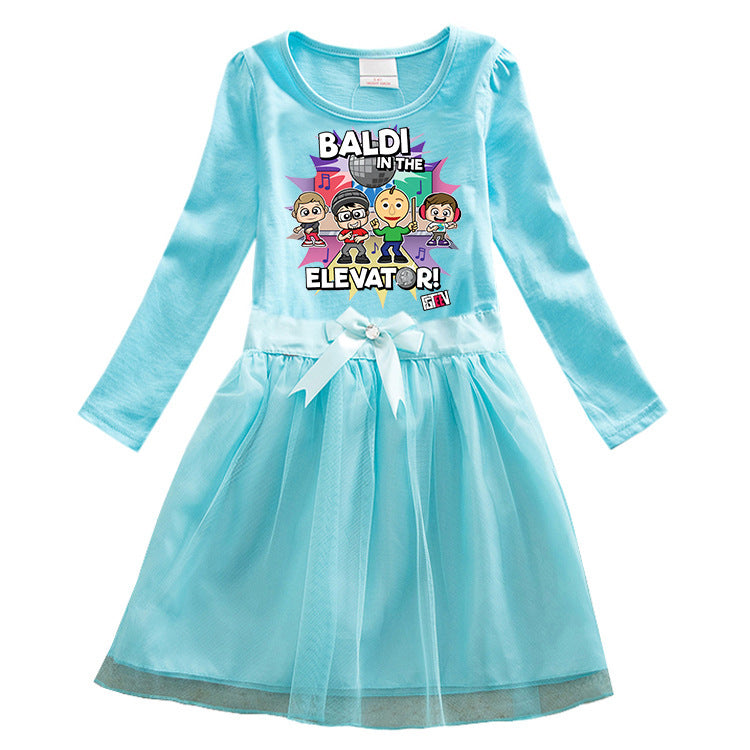 FGTeeV Cartoon Girl Pleated Dress