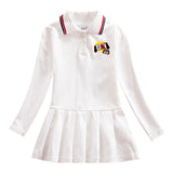 Fgteev Spring and Autumn Long-Sleeved Children's Dress