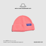 Toboggan Hat Autumn And Winter Knitted Hat Warm Ear Protection