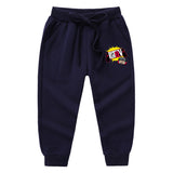 Fgteev Spring and Autumn Children's Ankle-Tied Long Pants Casual Sports Trousers