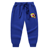 Fgteev Spring and Autumn Children's Ankle-Tied Long Pants Casual Sports Trousers