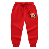 Fgteev Spring and Autumn Children's Ankle-Tied Long Pants Casual Sports Trousers