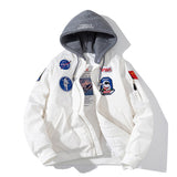 NASA Varsity Jacket Casual Coat Men's and Women's Embroidered Loose Autumn and Winter