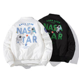 NASA Varsity Jacket Men's Jacket Women's Loose Baseball Uniform Jacket