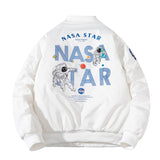 NASA Varsity Jacket Men's Jacket Women's Loose Baseball Uniform Jacket