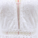 See through Wedding Dress Women's Wedding Dress Evening Dress Sexy Lace Split Dress