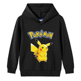 Children Pokemon Pikachu Hoodie Cotton Hooded Sweater