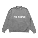 Fog Sweatshirt Casual Long Sleeve Printed Pullover Loose Sweater