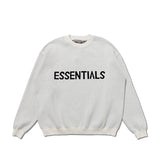 Fog Sweatshirt Casual Long Sleeve Printed Pullover Loose Sweater