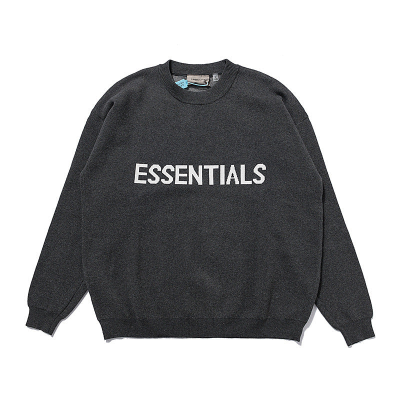 Fog Sweatshirt Casual Long Sleeve Printed Pullover Loose Sweater