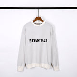 Fog Sweatshirt Casual Long Sleeve Printed Pullover Loose Sweater