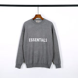 Fog Sweatshirt Casual Long Sleeve Printed Pullover Loose Sweater