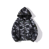 Bape Military Hoodie Fall Winter Men Casual Hooded