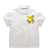 Children Pokemon Pikachu T Shirt Polo Shirt Short Sleeve Pure Cotton Baby