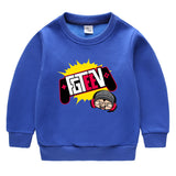 Fgteev Children's Sweater Fleece Lined Padded Warm Keeping Top