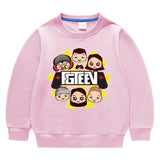 Fgteev Round Neck Sweater Children's Long Sleeve Top