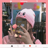 Toboggan Hat Women's Autumn and Winter Warm Knitted Hat Woolen Cap Beanie Hat