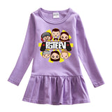 Fgteev Cartoon Round Neck Dress