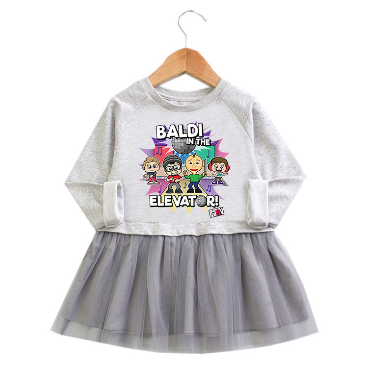FGTeeV Cartoon Long Sleeve Princess Dress