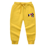 Fgteev Spring and Autumn Children's Ankle-Tied Long Pants Casual Sports Trousers