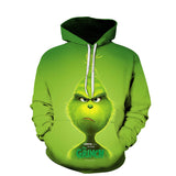 Grinch Hoodie Santa Claus Hoodie Sweatshirt 3d Printing