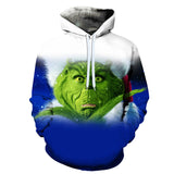 Grinch Hoodie Santa Claus Hoodie Sweatshirt 3d Printing