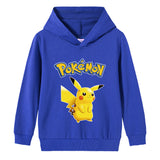 Children Pokemon Pikachu Hoodie Cotton Hooded Sweater