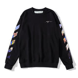 Arrow Graffiti Sweater Autumn and Winter Loose Round Neck Bottoming Shirt sweatshirt