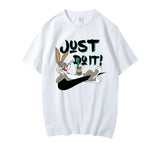 Bugs Bunny Shirt T-shirt Short Sleeve Loose Women's Wear