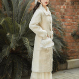 Lamb Wool Coat Autumn and Winter Coat Cottagecore Academia Fashion Dresses