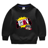 Fgteev Children's Sweater Fleece Lined Padded Warm Keeping Top