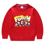 Fgteev Round Neck Sweater Children's Long Sleeve Top