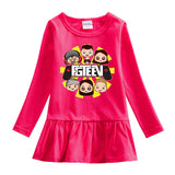 Fgteev Cartoon Round Neck Dress