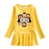 Fgteev Cartoon Round Neck Dress