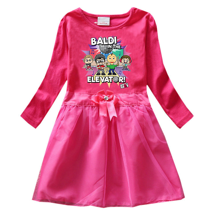 FGTeeV Cartoon Girl Pleated Dress