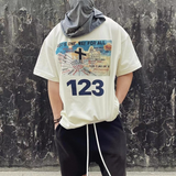 Rrr123 T Shirt Fog with Rrr123 Joint Cross Print