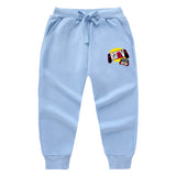 Fgteev Spring and Autumn Children's Ankle-Tied Long Pants Casual Sports Trousers