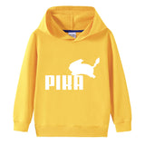 Children Pokemon Pikachu Hoodie Autumn Pikachu Boys and Girls Hooded Sweater