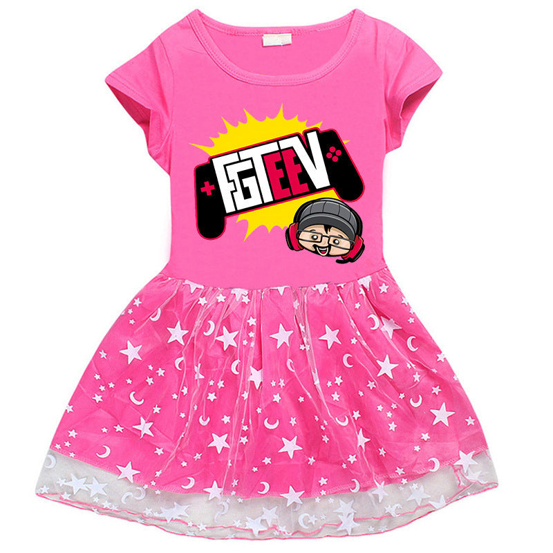 FGTeeV Summer Half Sleeve Thin Dress
