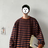 Men Sweatshirts Autumn Winter Sweater Men's Winter Striped Coat