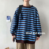 Men Sweatshirts Autumn Winter Sweater Men's Winter Striped Coat
