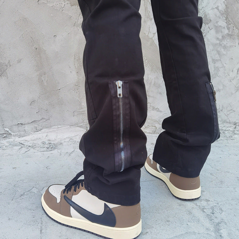 Man Fall Outfits Cargo Pants Skinny Pants High Street Sweatpants Hip Hop Men's Slim Trousers