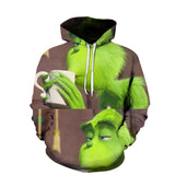 Grinch Hoodie Santa Claus Hoodie Sweatshirt 3d Printing