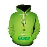 Grinch Hoodie Santa Claus Hoodie Sweatshirt 3d Printing