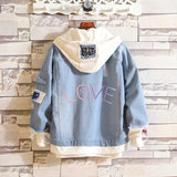 Comic Denim Jacket Men's Women's Pullover Coat Spring Clothing