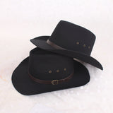 Fedora Golf Hats Spring and Autumn Hat Men's Black