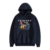 Friends Joey Hoodie Cross-Border New Friends Friends Peripheral Autumn and Winter Hot Sale Men's and Women's Casual Loose Hooded Sweater